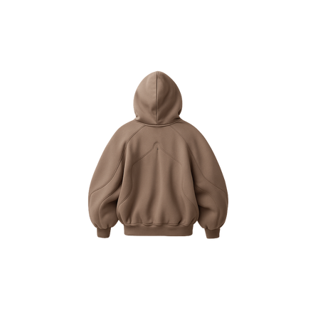 LS BROWN HOODIE