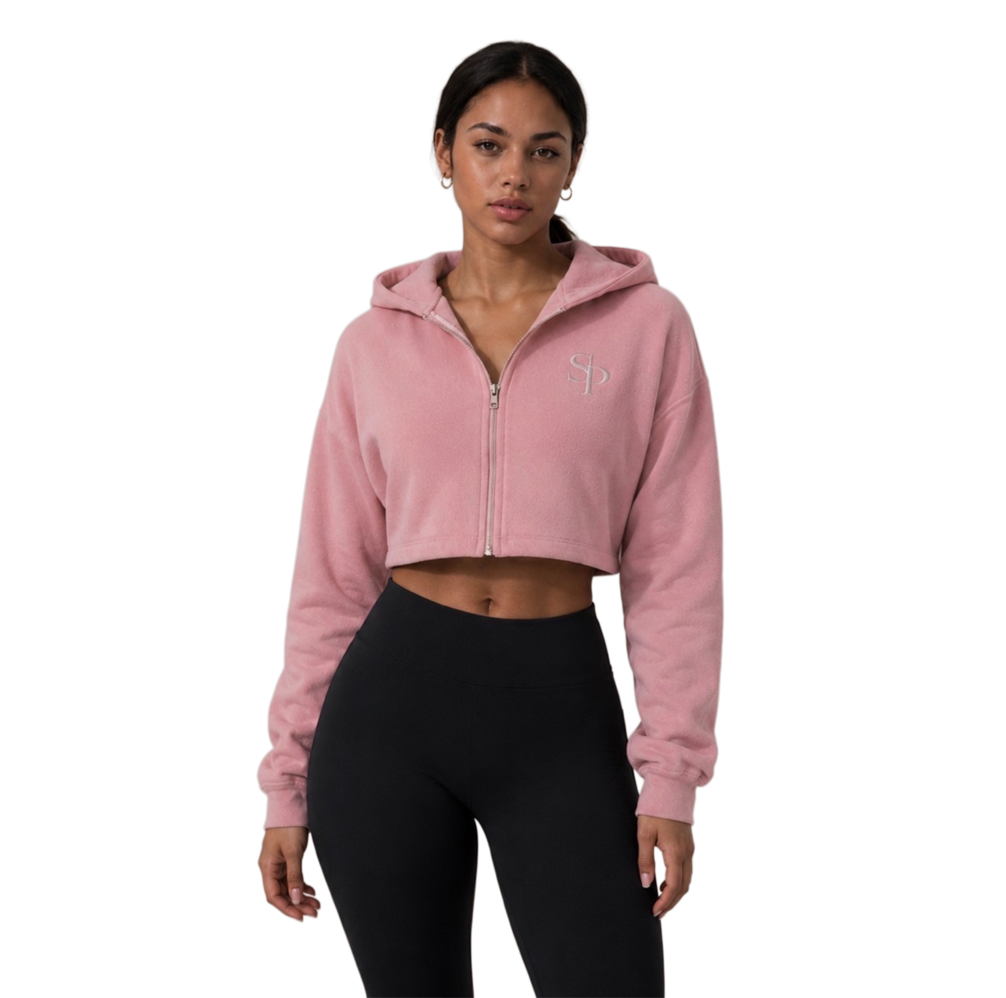Àkanní Cropped Hoodie